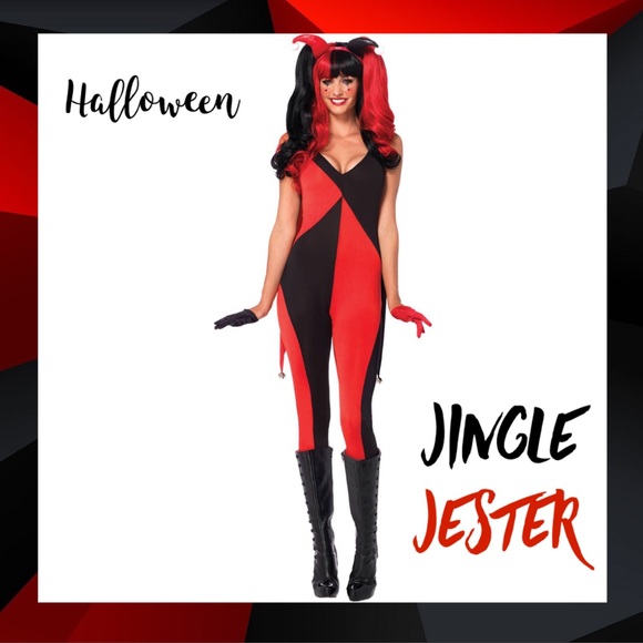 Leg Avenue Other - Leg Avenue Jingle Jester Halloween Costume (L)